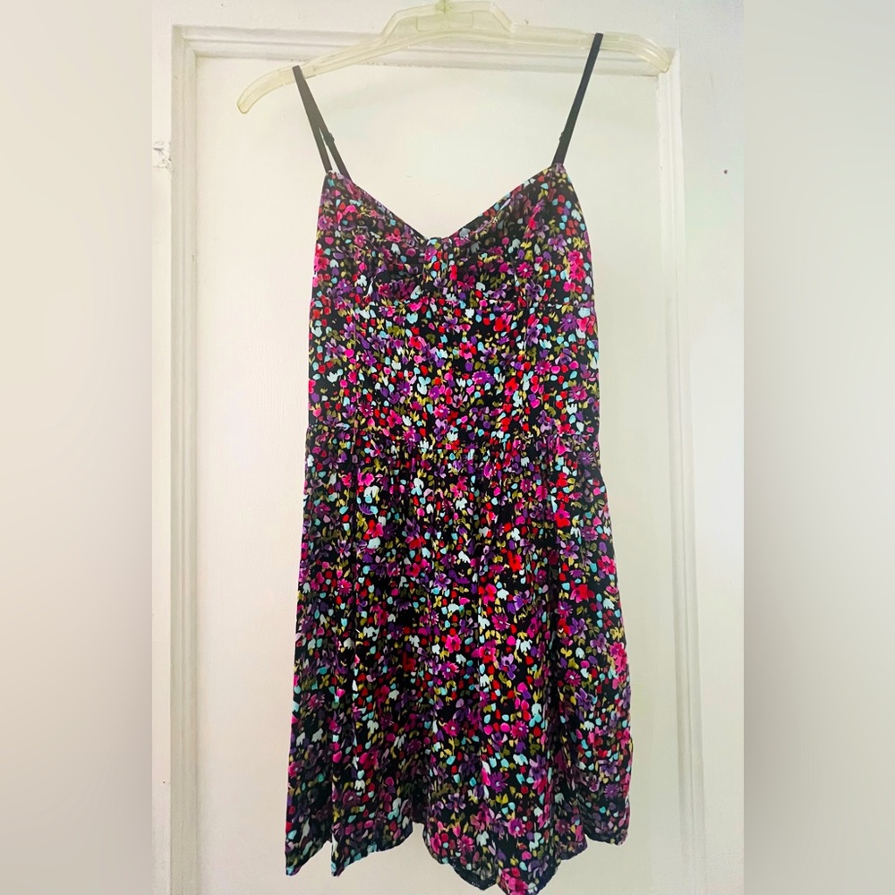 Love Floral Print Casual Romper Size S/M